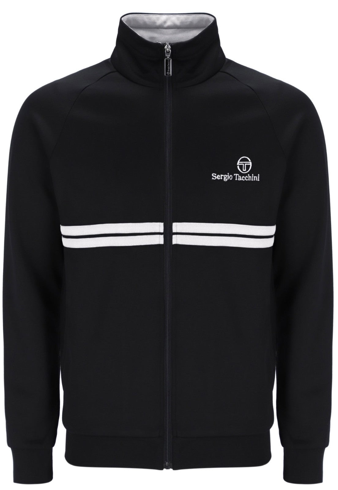 Sergio Tacchini New Dallas John Mcenroe Black - Tennis Track Top RRP £80