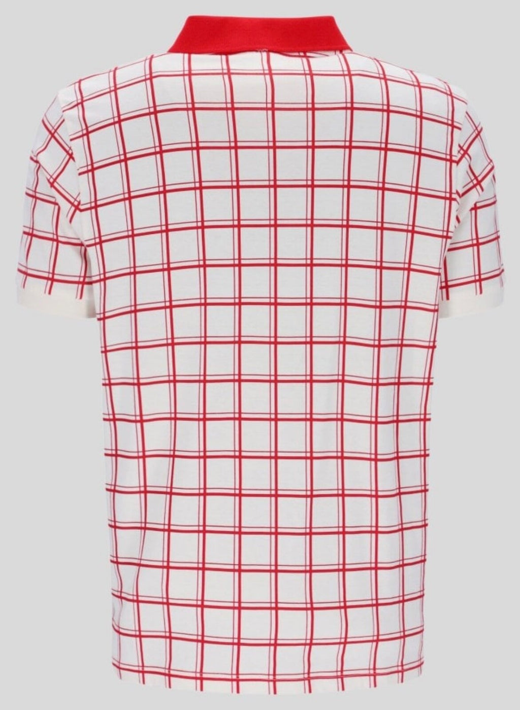 Fila Vintage Borg (Bobby) Retro Tennis Polo Shirt- Off White/Red-Arsenal 2025!