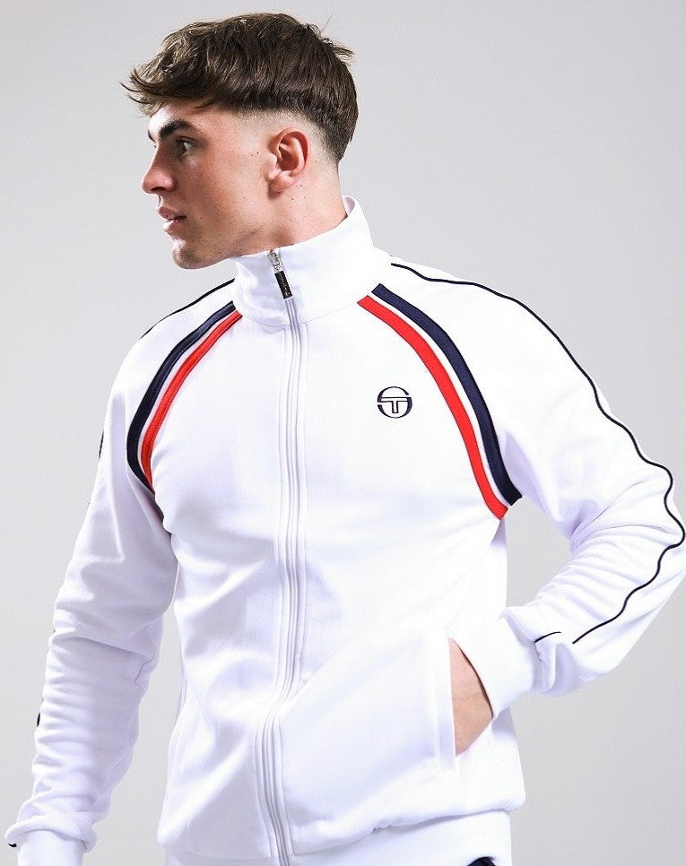 Sergio Tacchini McEnroe Ghbli Tennis Track Top & SuperMac Polo Shirt - RRP £120