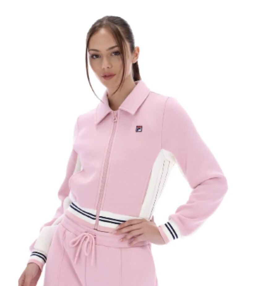 Fila Vintage Heroine Women’s Pink Tennis Track Jacket -RRP £80 - HALF-PRICE!!!