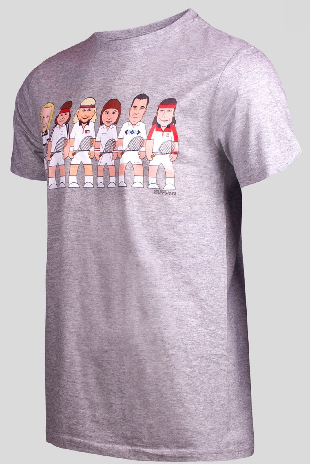 Tennis Legend T-Shirts - 100% Organic Cotton-Borg, Connors, McEnroe, Lendl et al