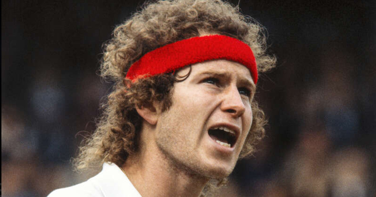 Sergio Tacchini McEnroe Outfit #6 Track Top, Shirt, Shorts, Socks + Red Headband