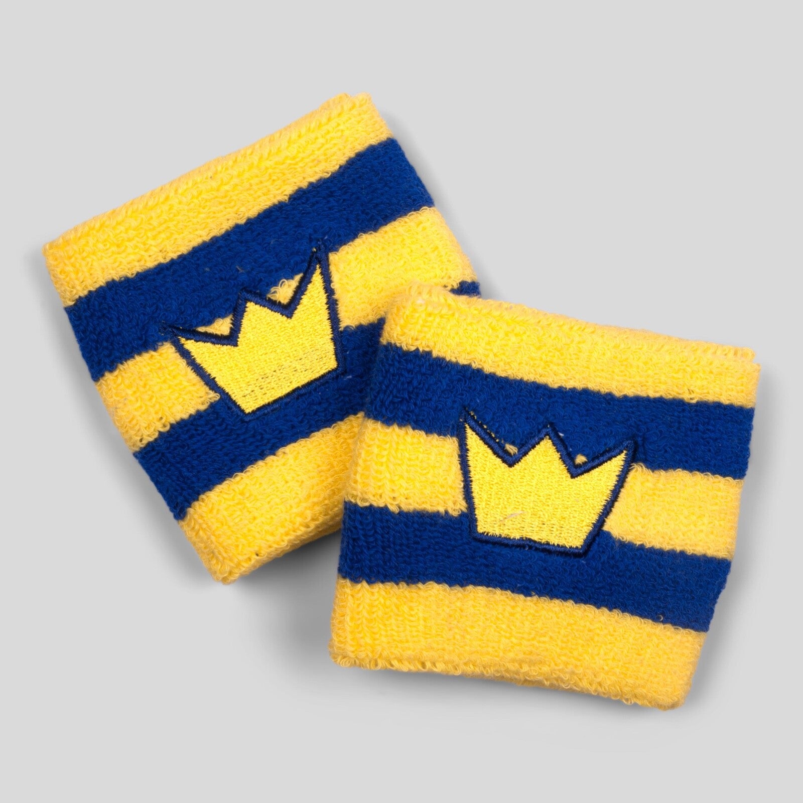 Pair of Bjorn Borg Retro Tennis Wristbands/Sweatbands - Swedish Colours