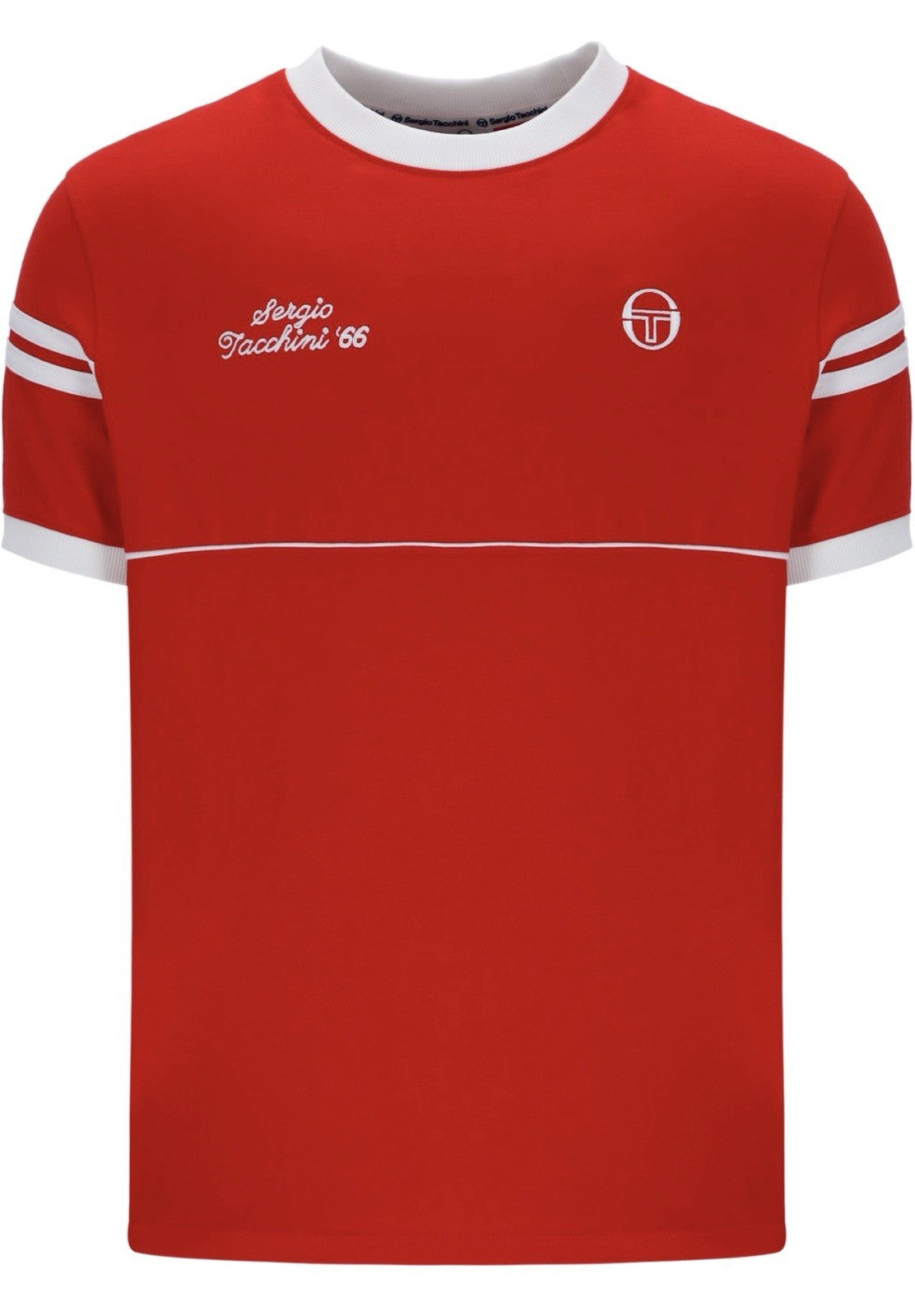 Sergio Tacchini McEnroe Orion Davis Tennis Red Track Top/T-shirt