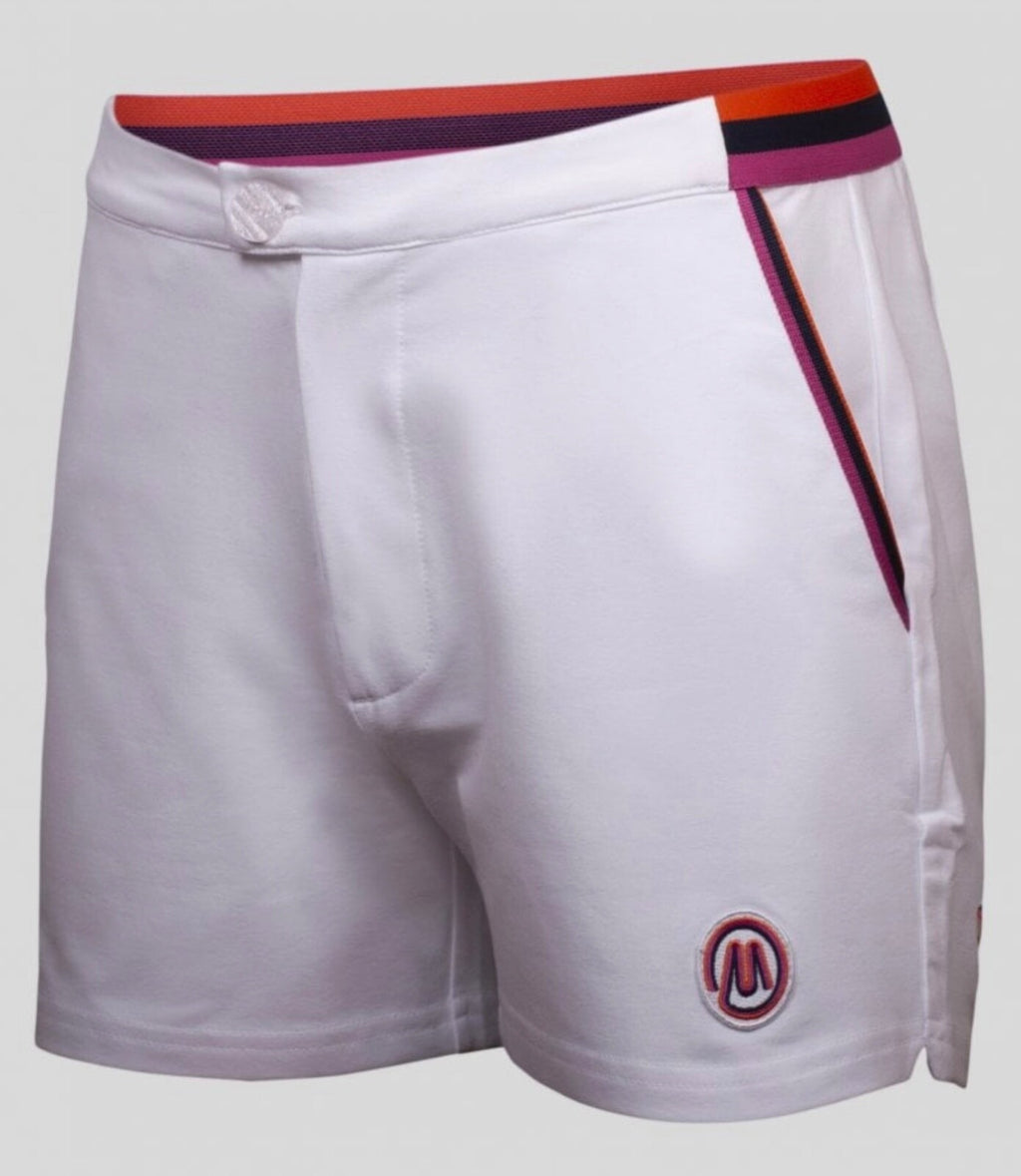 Maglificio Maggia Retro Tennis - Vitas Gerulaitis Wimbledon White Shorts RRP £50