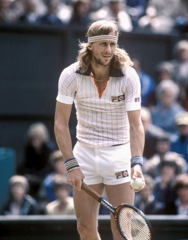 Fila Bjorn Borg BB1 Polo - Iconic Tennis Shirt - Sky Blue - Man City Colours…