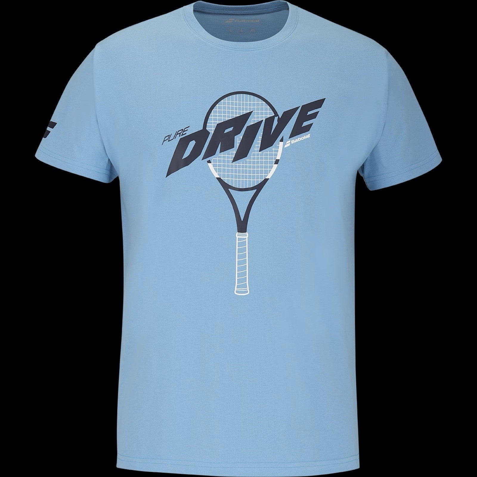 Babolat Pure Drive Cotton Tennis Tee In Sky Blue. Medium - New for 2025! RRP £25
