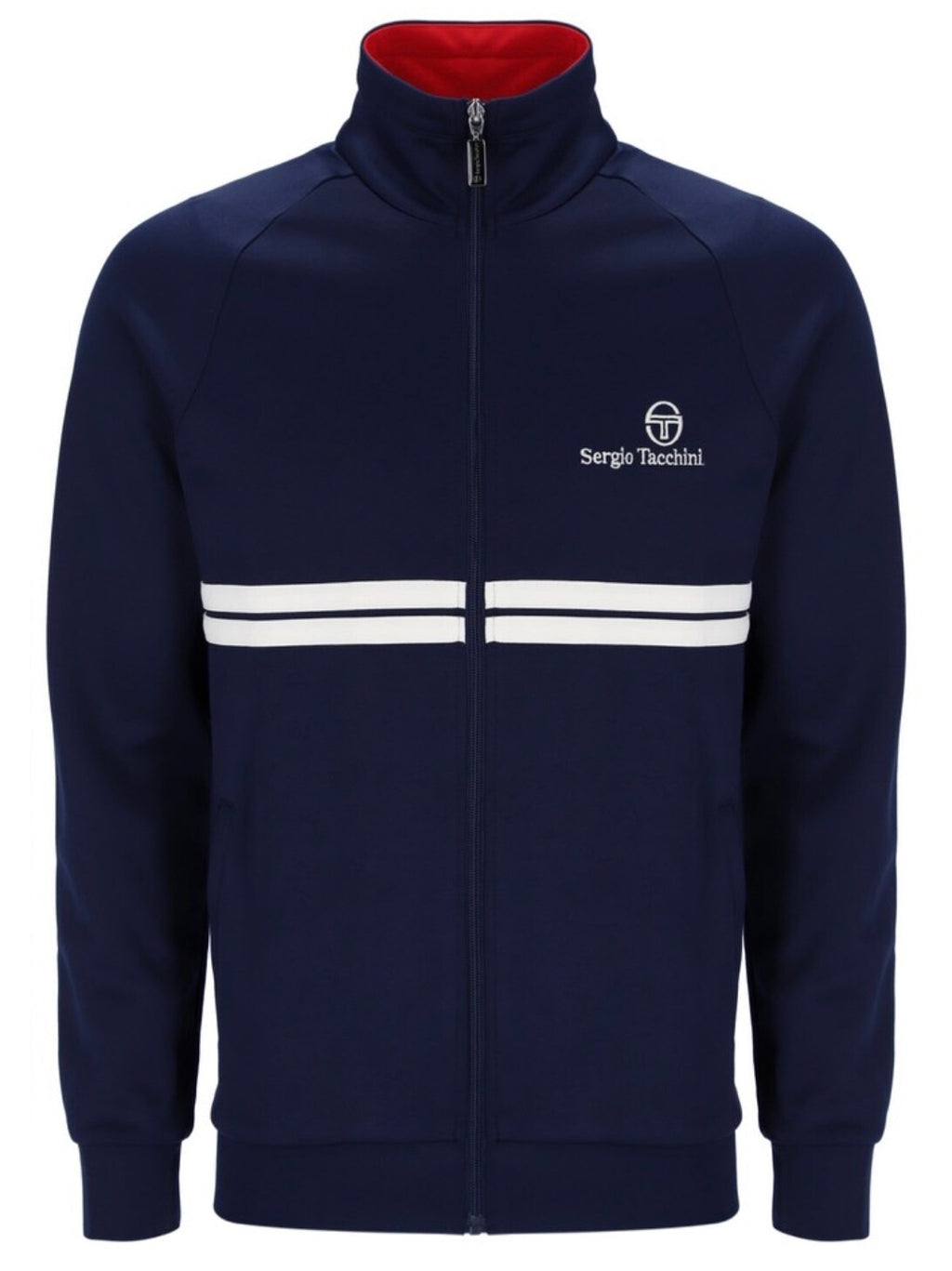 Sergio Tacchini New Dallas John Mcenroe Navy - Tennis Track Top RRP £75