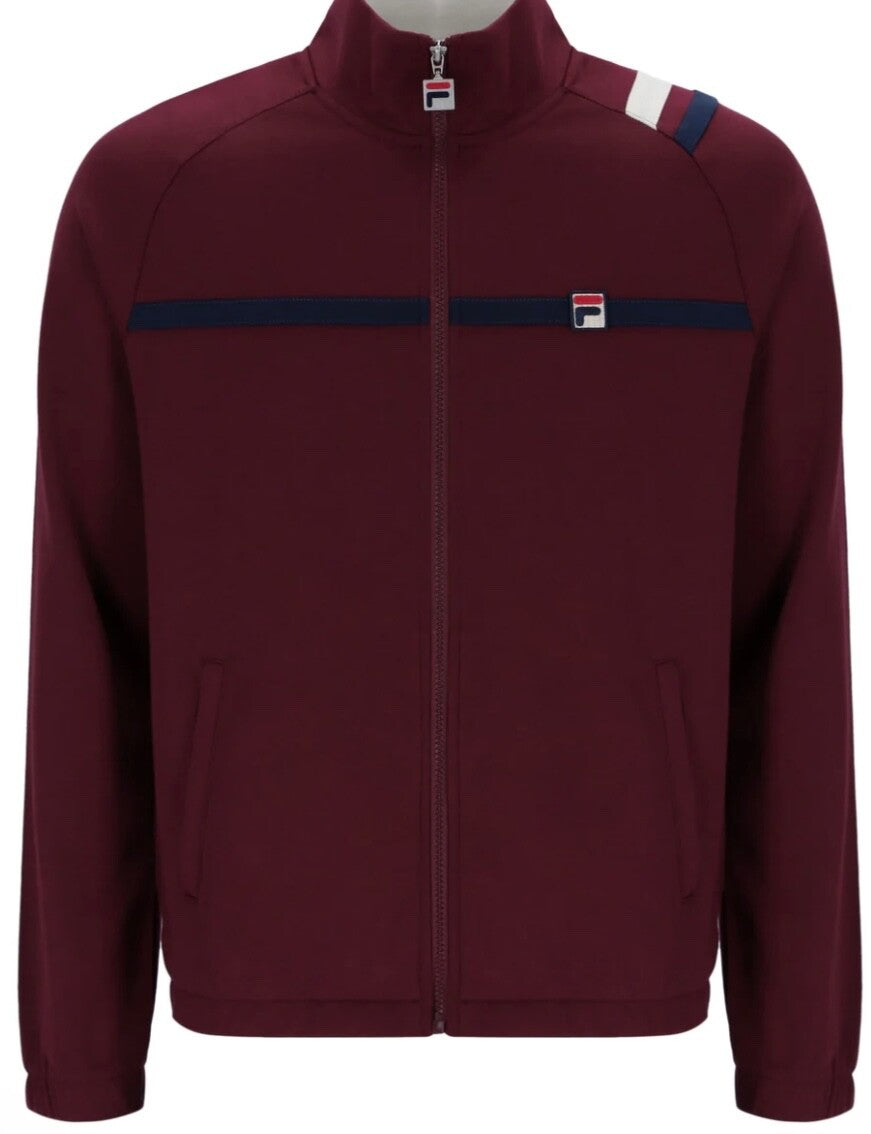 Burnley Colours -Fila Borg Settanta MKII Tennis Track Top (Burgundy) RRP £75