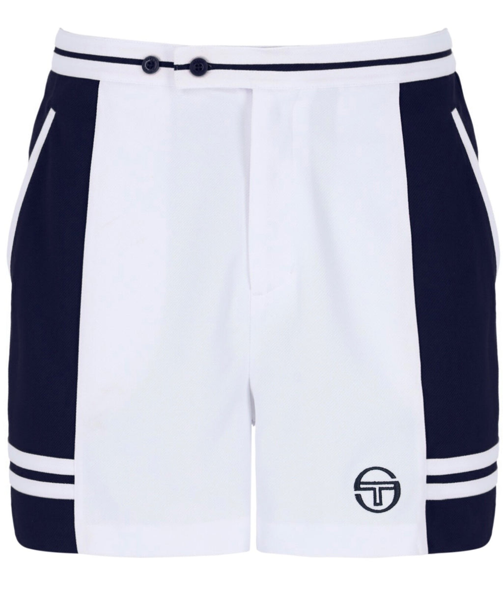 Tottenham Colours Sergio Tacchini Sandro Polo Shirt & SuperMK2 Shorts White/Blue