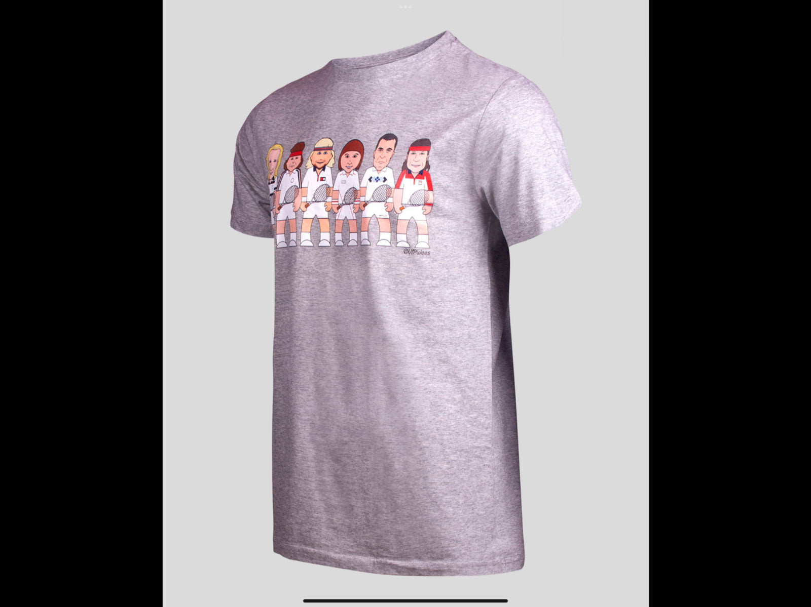 Tennis Legend T-Shirts - 100% Organic Cotton-Borg, Connors, McEnroe, Lendl et al