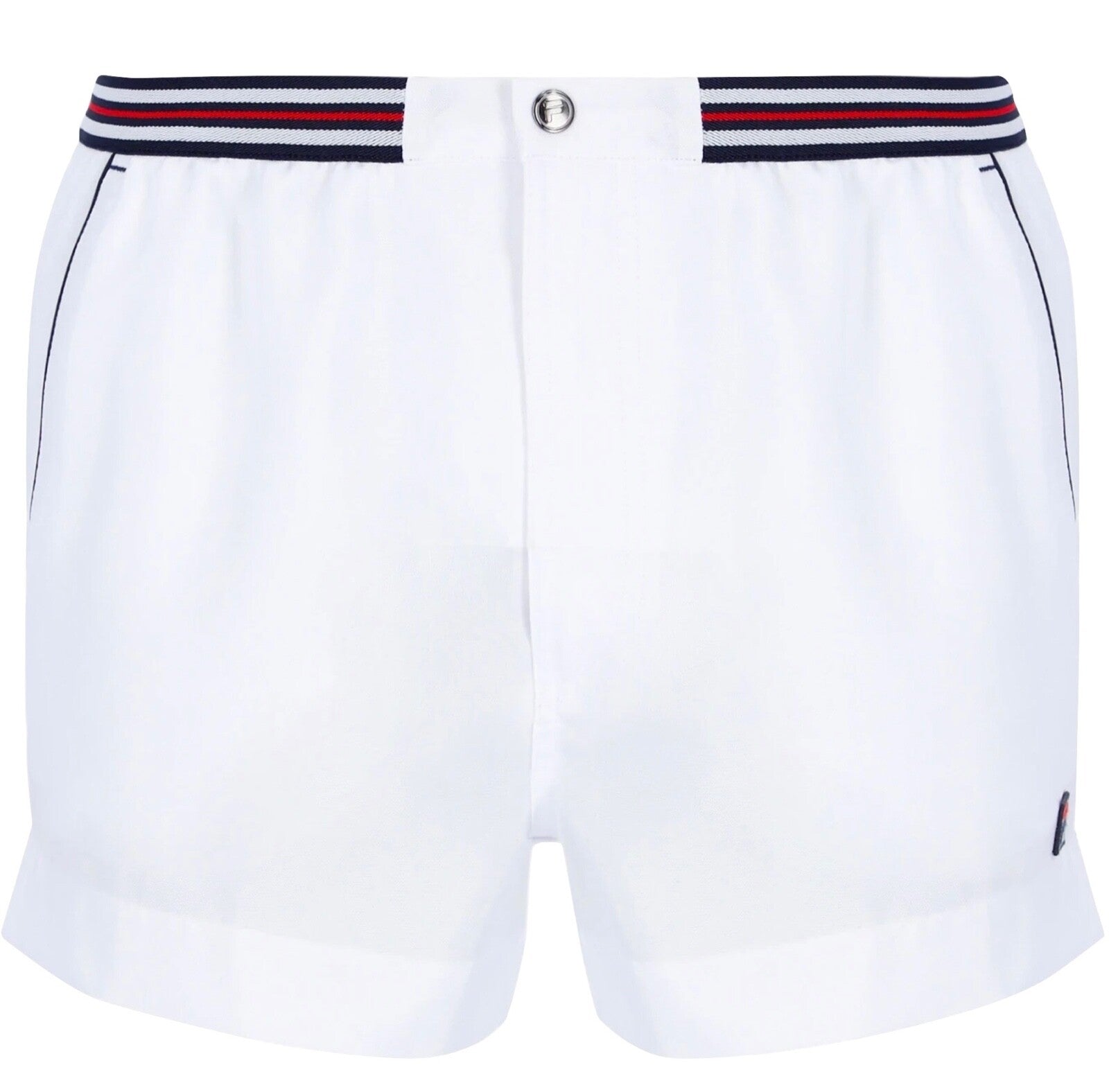Fila Borg Hightide Retro Borg Wimbledon White Tennis Shorts(Football Casuals)