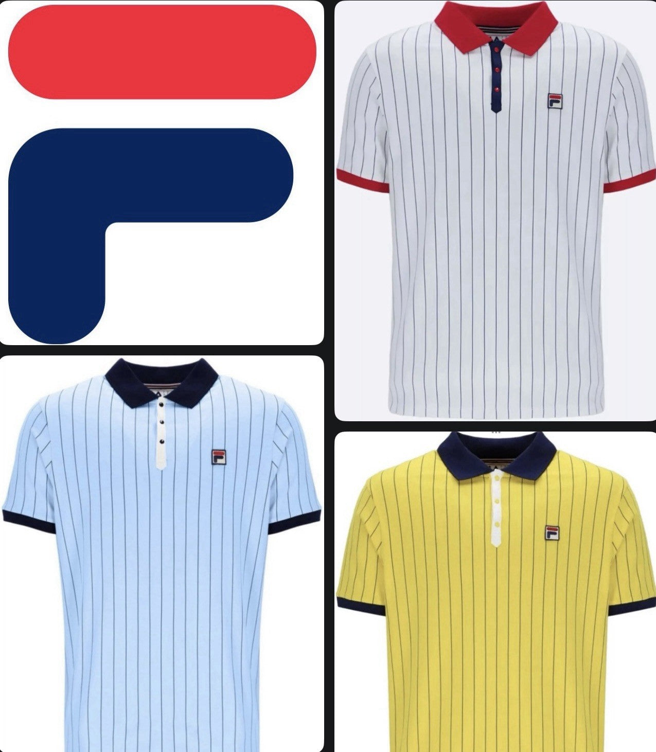 Fila Vintage Polo Shirts - Big Lads sizes - XL, 2XL, 3XL, 4XL