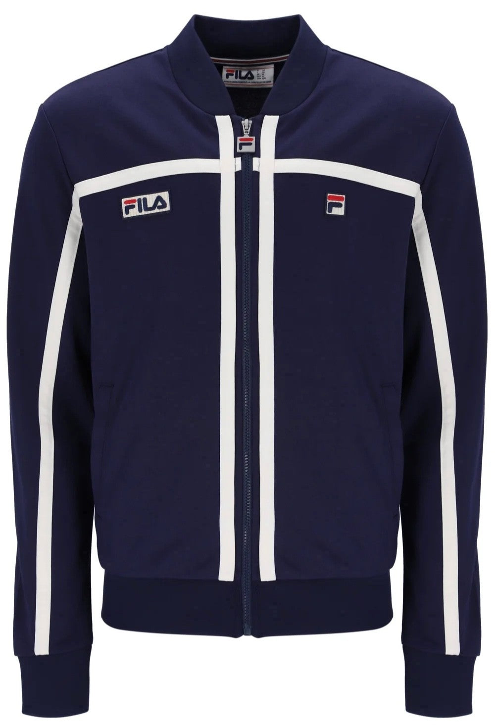 Fila Borg Fila Emilio Tennis Track Top in Navy Blue