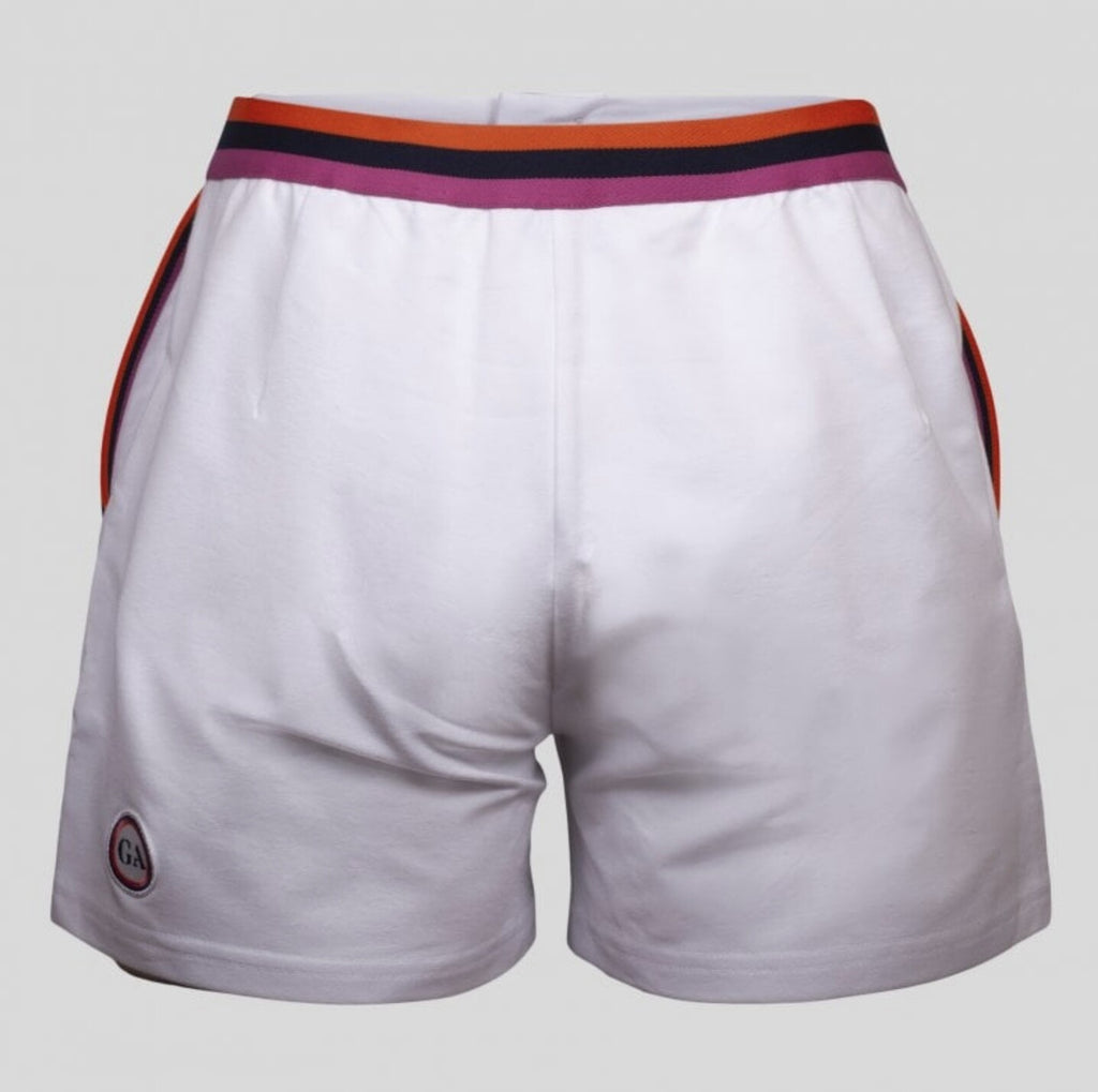 Maglificio Maggia Retro Tennis - Vitas Gerulaitis Wimbledon White Shorts RRP £50