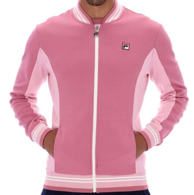 Fila Vintage Borg Settanta Tennis Track Top & BB1 Polo (Pink) RRP £120