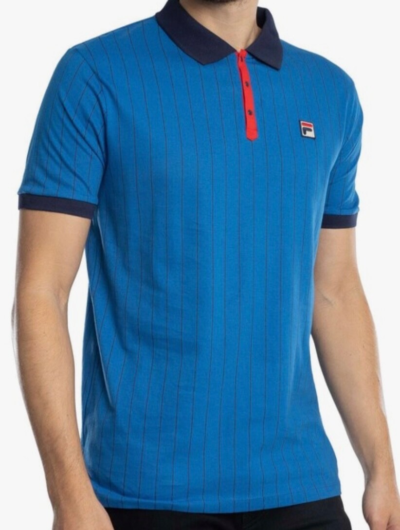 Fila Bjorn Borg BB1 Polo - Iconic Tennis Shirt - Blue - Stunning new colour!