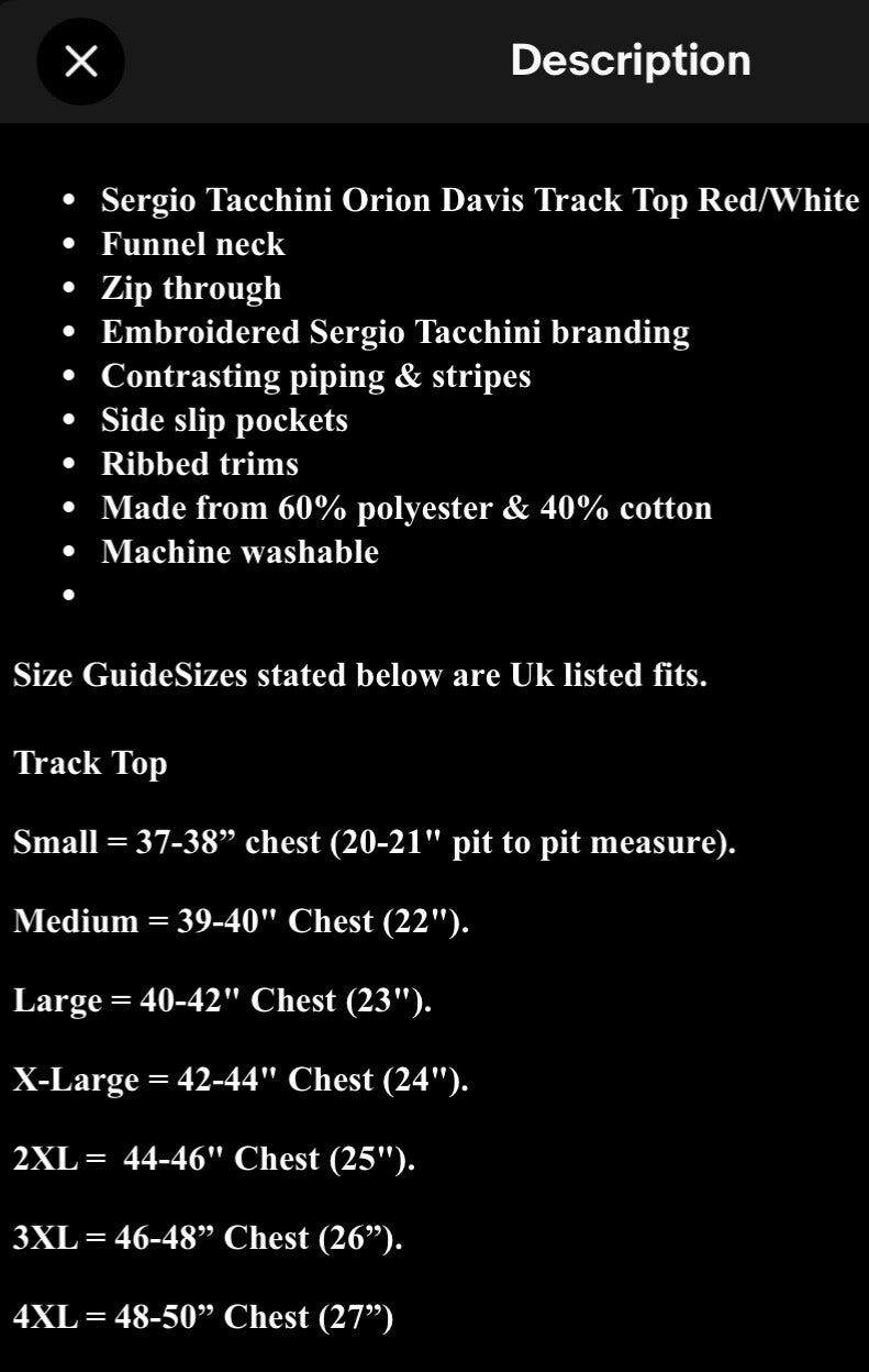 Sergio Tacchini McEnroe Outfit #6 Track Top, Shirt, Shorts, Socks + Red Headband