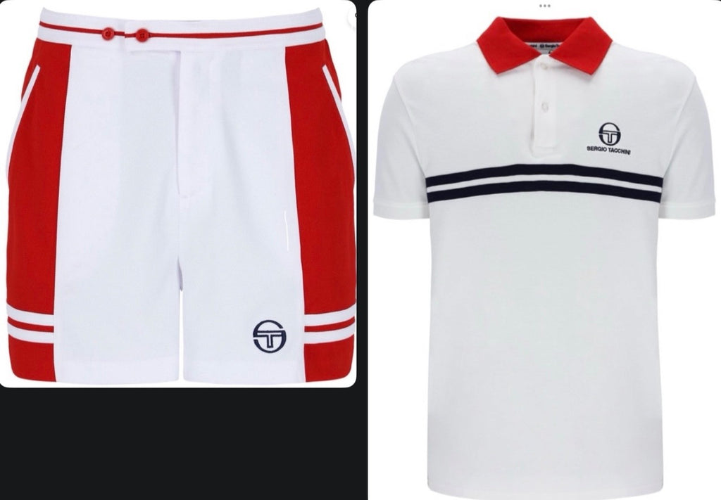 Sergio Tacchini SuperMac Tennis Polo Shirt & Shorts Ltd Edition - John McEnroe