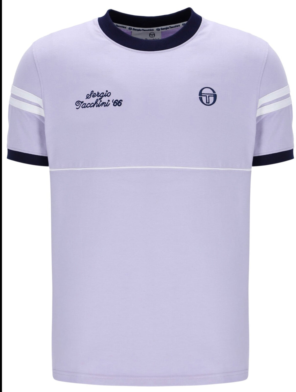 Sergio Tacchini Orion Davis Tennis T-Shirt - Ltd Edition - McEnroe - Lilac