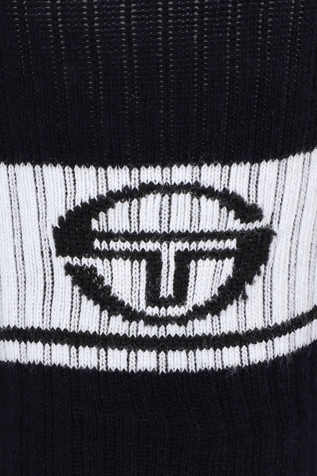 Sergio Tacchini/John McEnroe-2 x Pairs of Tennis Socks-White/Navy or Navy/White.