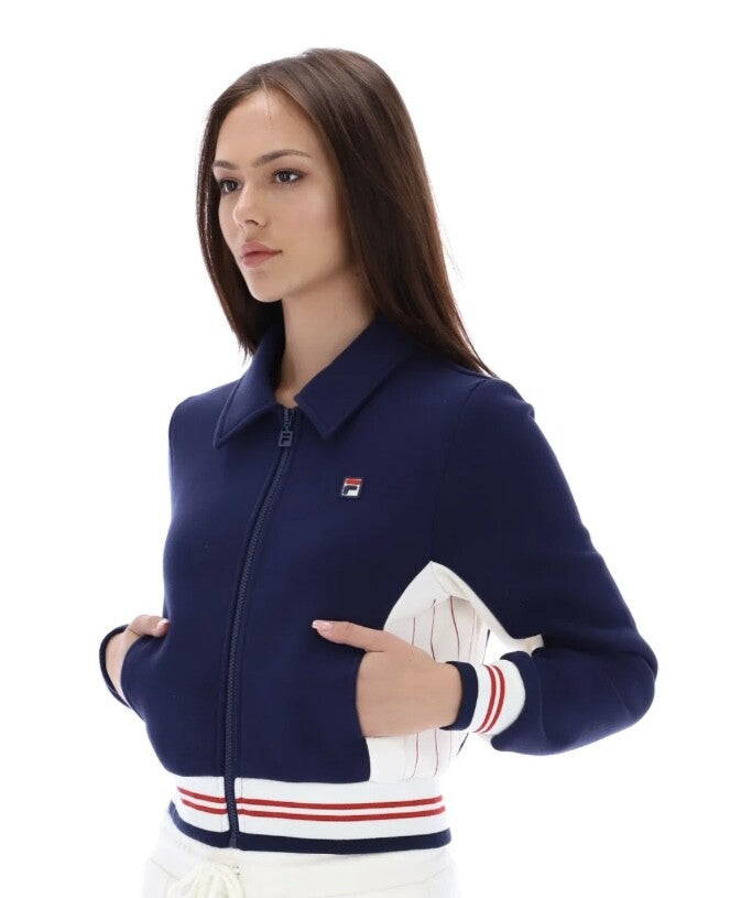 Fila Vintage WOMEN’S Tennis Track Jacket RRP £75 - Large will fit a Size 10 & 12