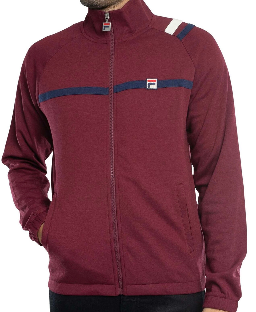 West Ham Colours -Fila Borg Settanta MKII Tennis Track Top (Burgundy) RRP £75