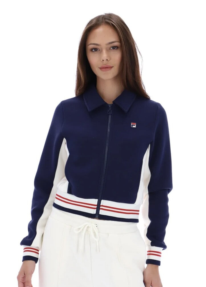 Fila Vintage Harper Women’s Blue Tennis Track - Large Will Fit A Size 10 and 12.