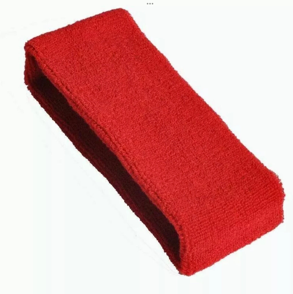 Sergio Tacchini McEnroe Blow White/Red/Blue Tennis Polo Shirt -Free Red Headband