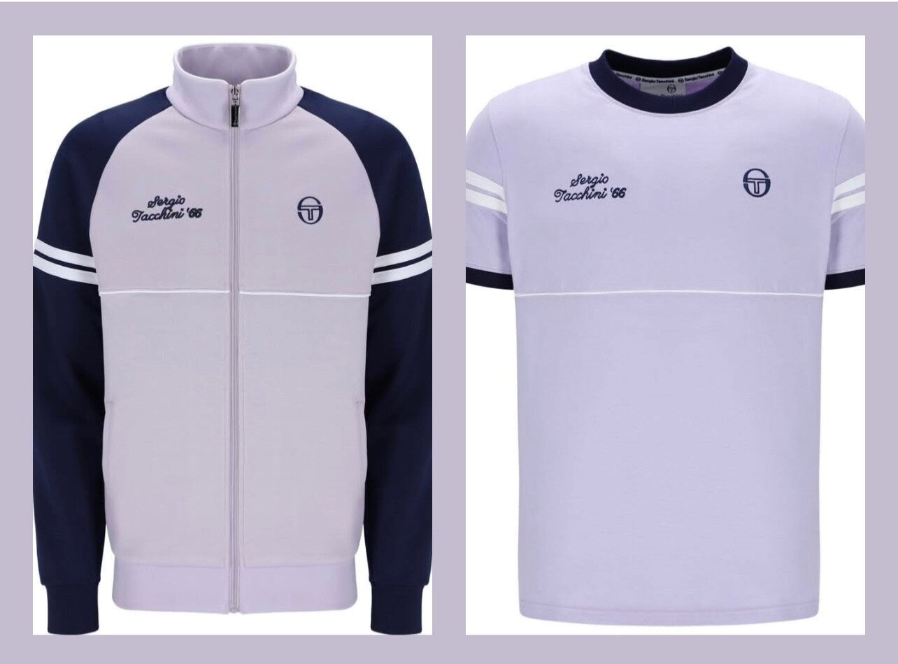 Sergio Tacchini McEnroe Orion Davis Lilac Track Top/T-shirt
