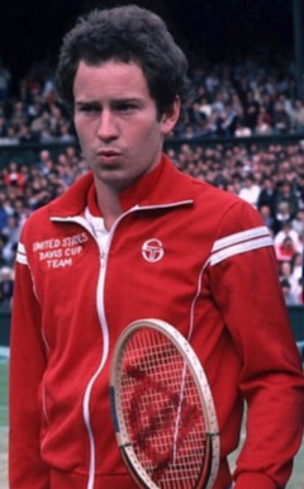 Sergio Tacchini McEnroe Outfit #5 Track Top, Shirt, Shorts, Socks + Red Headband