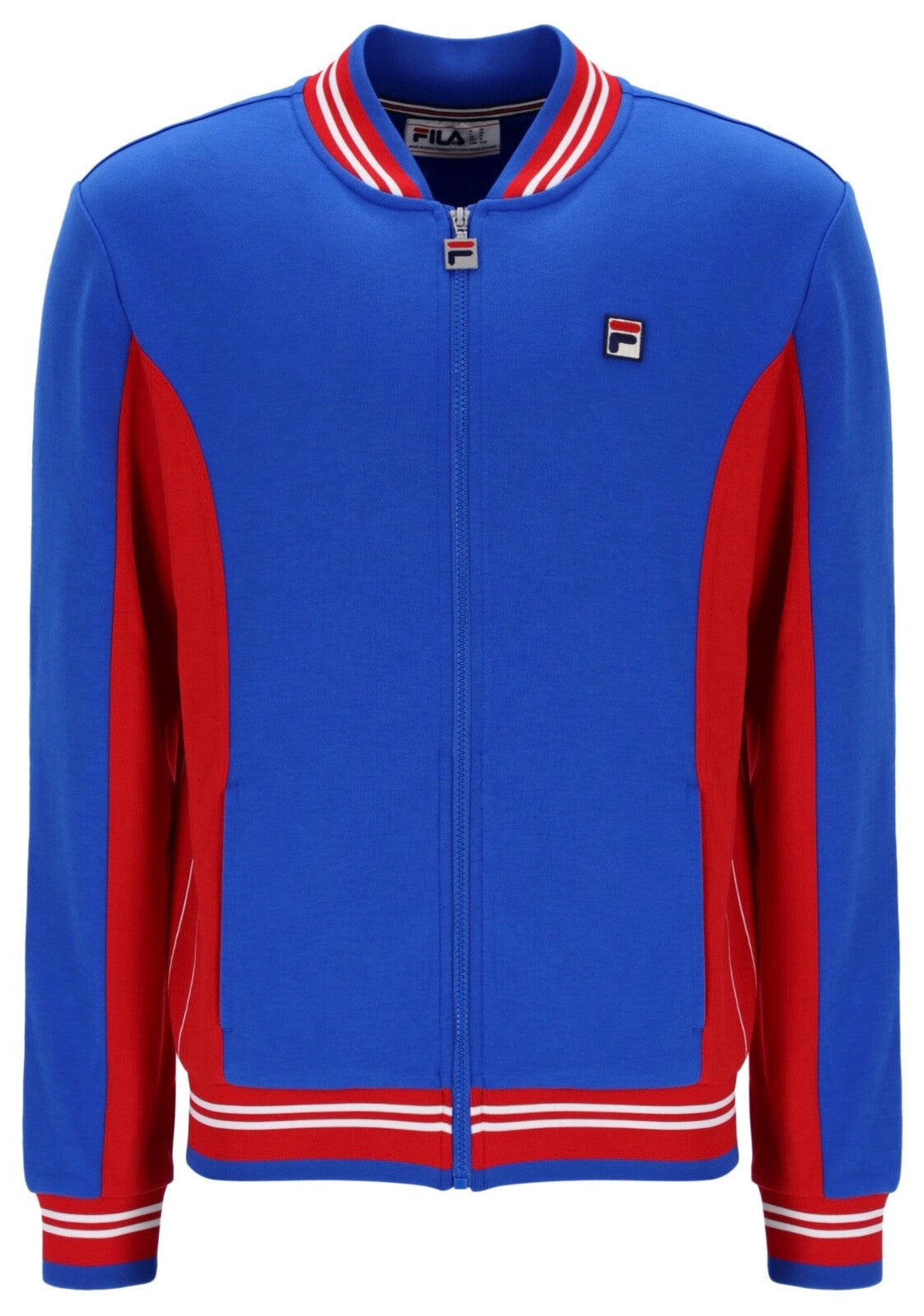Fila Vintage Borg Wimbledon Settanta Tennis Track Top Red/Blue RRP £80