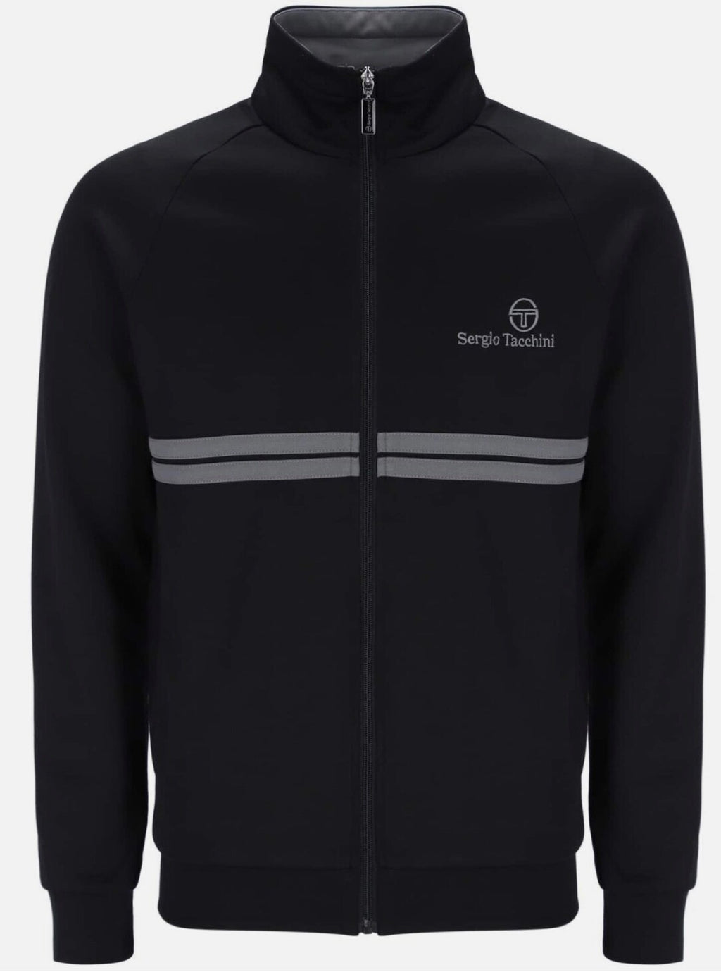 Sergio Tacchini New Dallas Black McEnroe - Tennis Track Top RRP £80