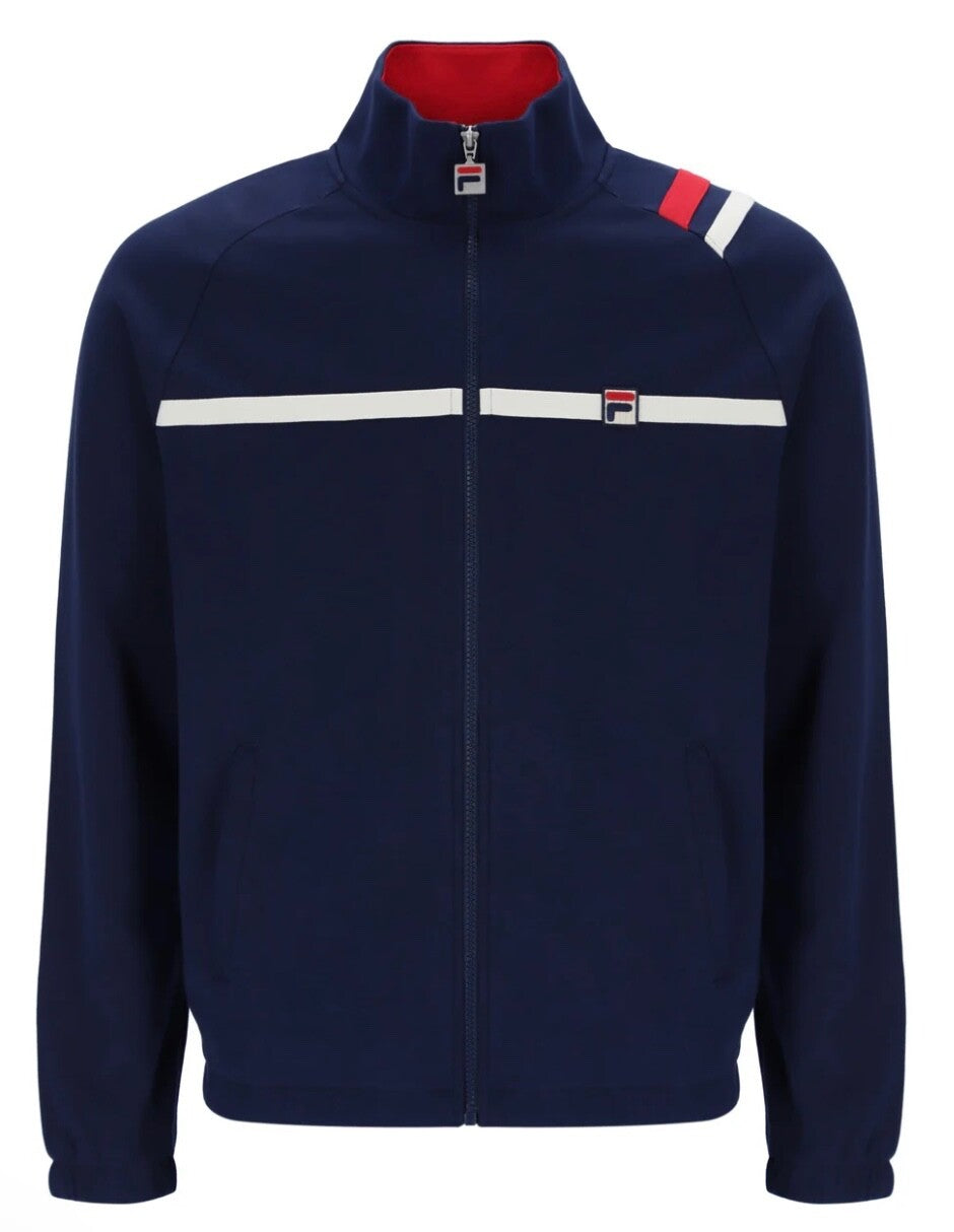 Fila Vintage Borg Wimbledon Settanta MKII Tennis Track Top (Navy) RRP £75