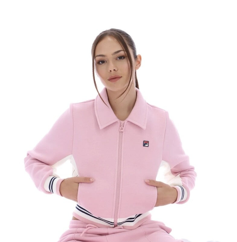 Fila Vintage Heroine Women’s Pink Tennis Track Jacket -RRP £80 - HALF-PRICE!!!