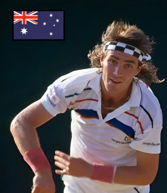 Sergio Tacchini Pat Cash Wimbledon Denver Tennis Polo Shirt -Ltd Edition RRP £50