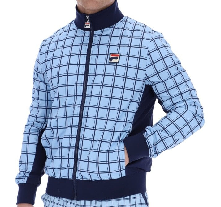 Fila Vintage Borg (Morgan) Tennis Track Top in Blue - Exclusive! 2025