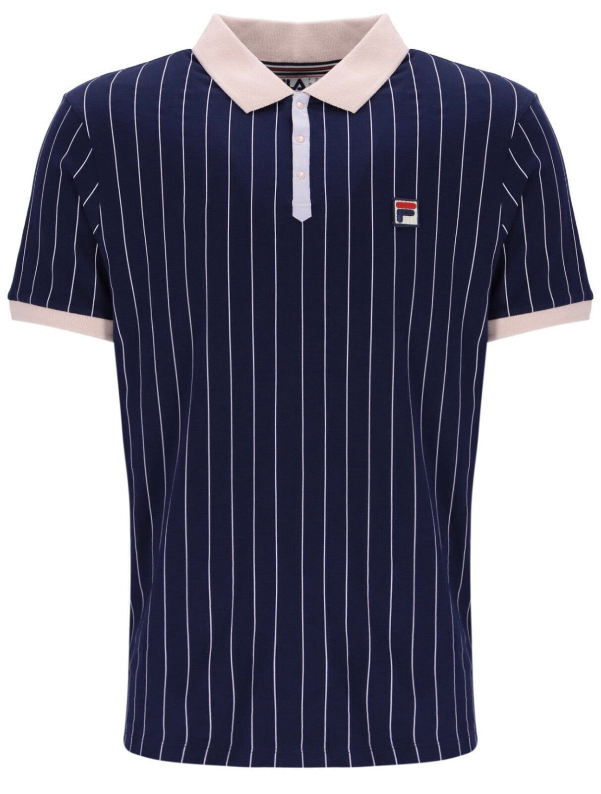 Fila Bjorn Borg BB1 Polo Tennis Shirt - Blue/Peach RRP £50 - Half Price!