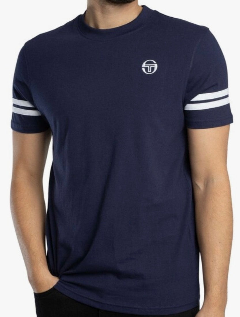 Sergio Tacchini Grello Navy Blue T-Shirt - Ltd Edition