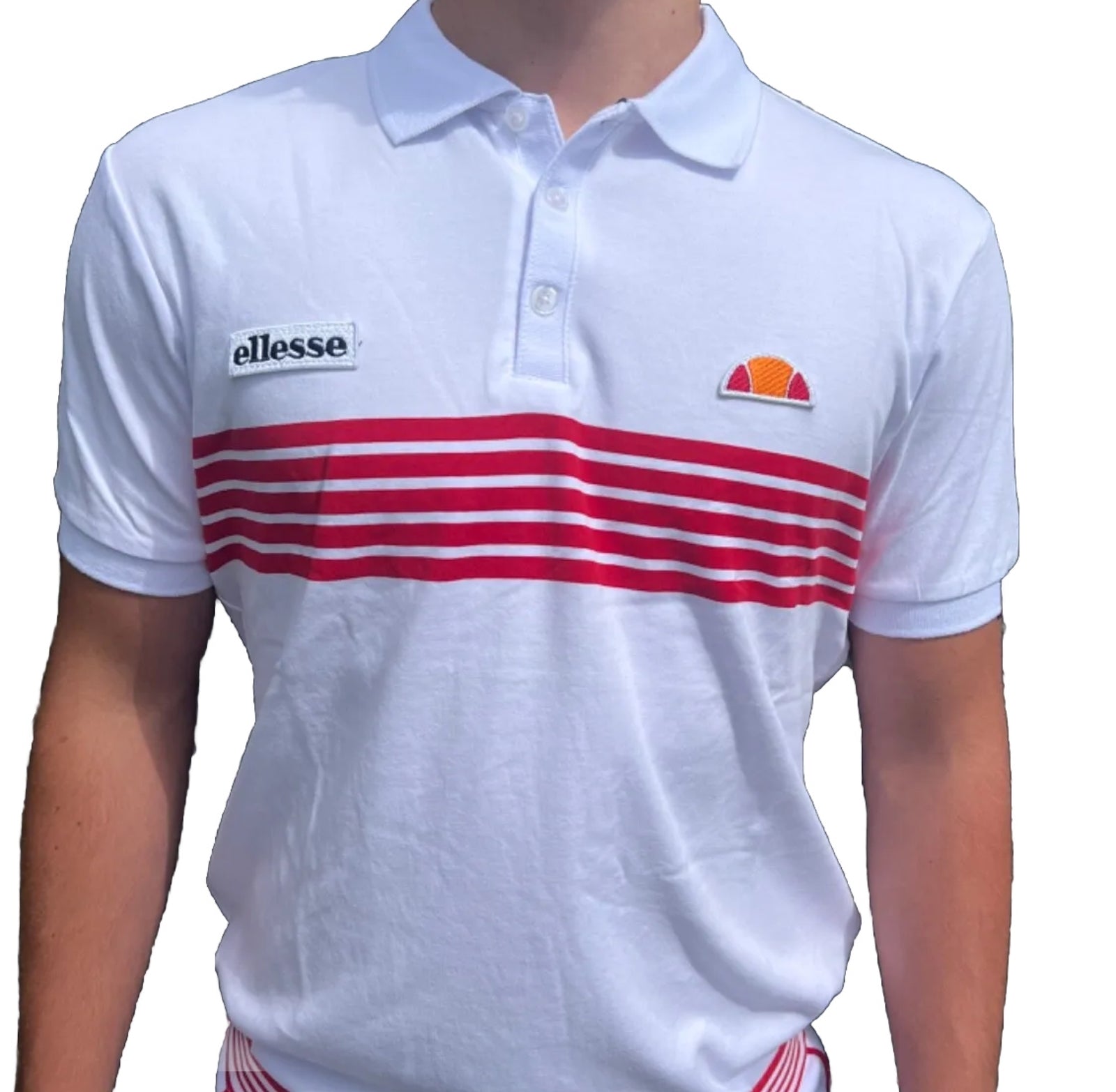 Ellesse Vilas Vanni Tennis Polo - Blackpool & Dundee Utd RRP £50 Half Price