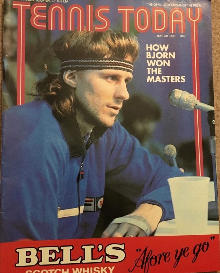 Fila Vintage Borg Wimbledon Settanta MKII Tennis Track Top (Burgundy) RRP £75