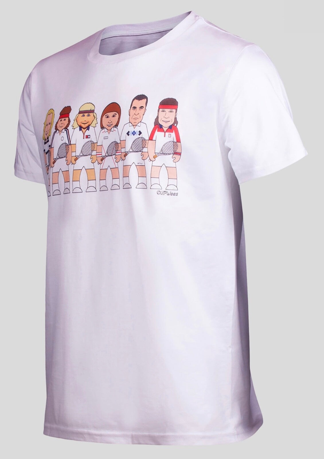 Tennis Legend T-Shirts - 100% Organic Cotton-Borg, Connors, McEnroe, Lendl et al