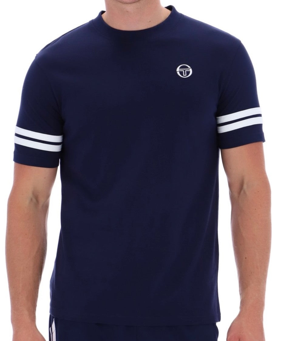 Sergio Tacchini Grello Navy Blue T-Shirt - Ltd Edition