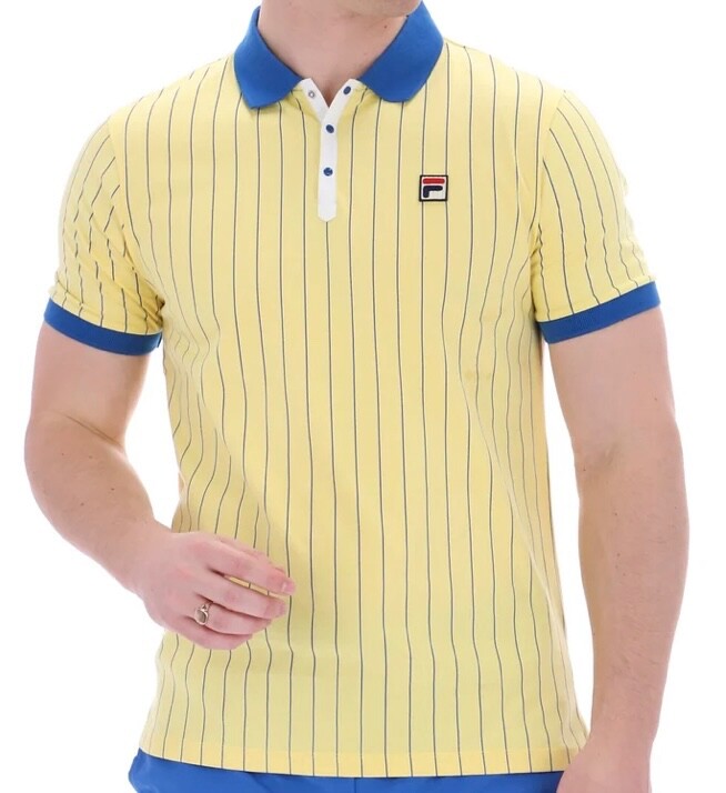 Fila Bjorn Borg BB1 Polo - Iconic Tennis Shirt - Yellow - Stunning new colour!