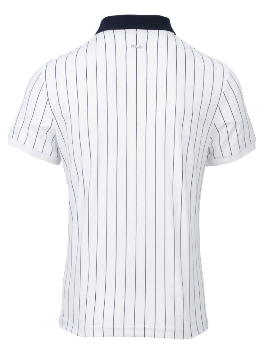 Fila Bjorn Borg Heritage Polo-White Wimbledon Performance Tennis Shirt - RRP £60