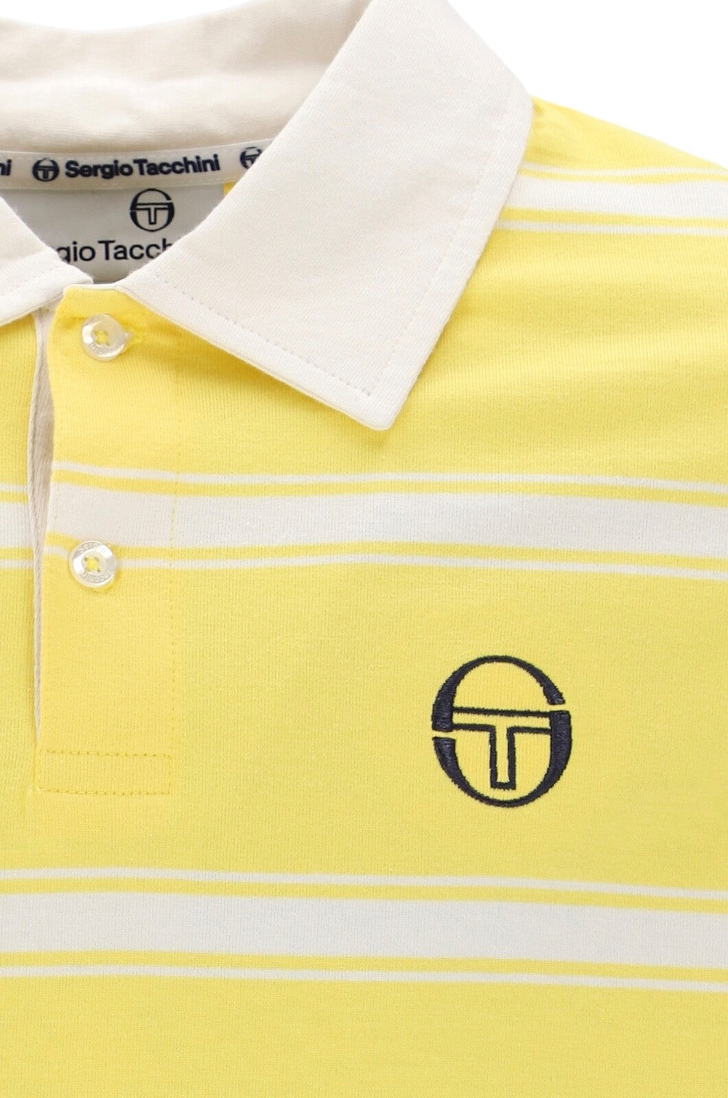 Sergio Tacchini Gerulaitis Yellow Tennis Polo Shirt - RRP £50 - Half Price!