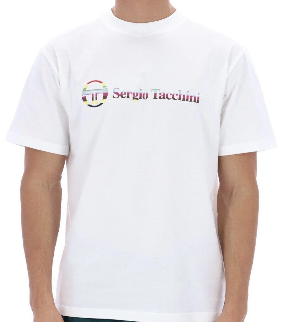 Sergio Tacchini  Voletta ‘Biggie Smalls 1990s’ White 100% Cotton t-shirt RRP £40