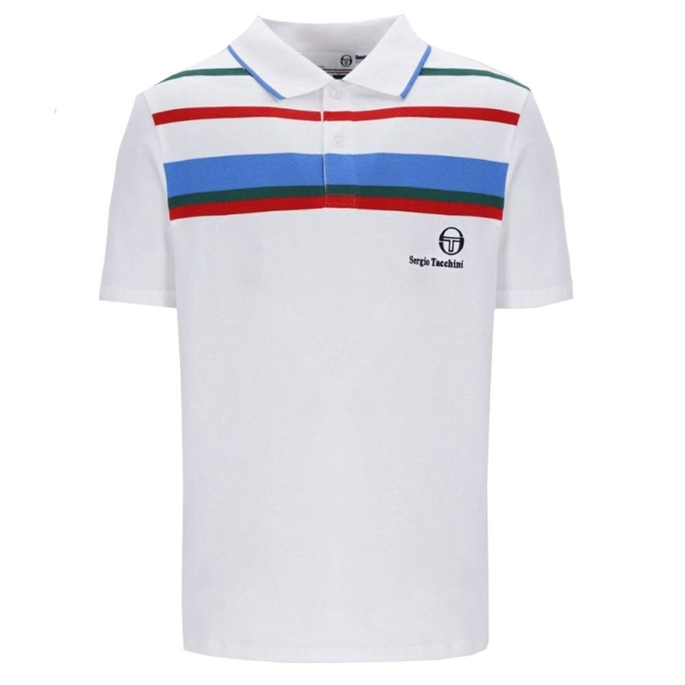 Sergio Tacchini Pat Cash Wimbledon Tennis Polo Shirt & Headband RRP £70
