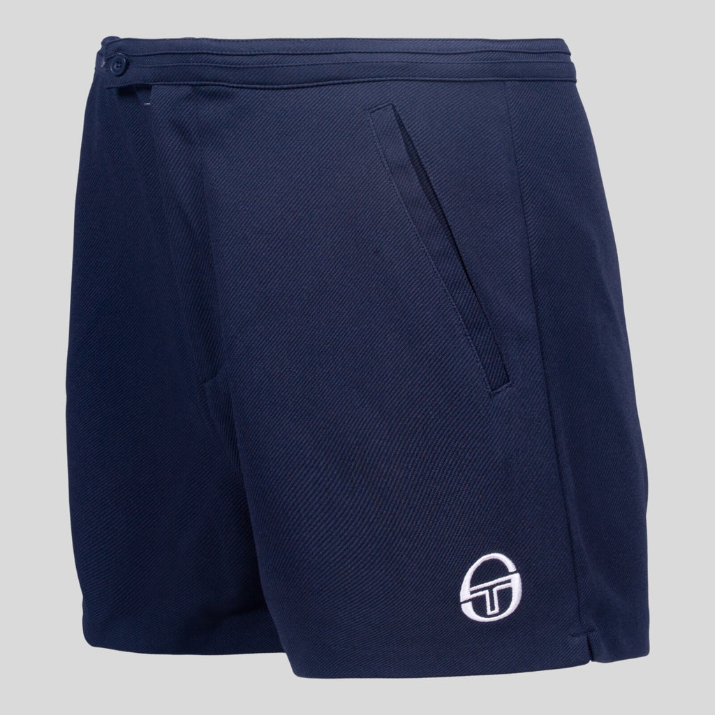 Sergio Tacchini Time Blue Tennis Quality Retro Shorts-Sizes: Small thru 2XL