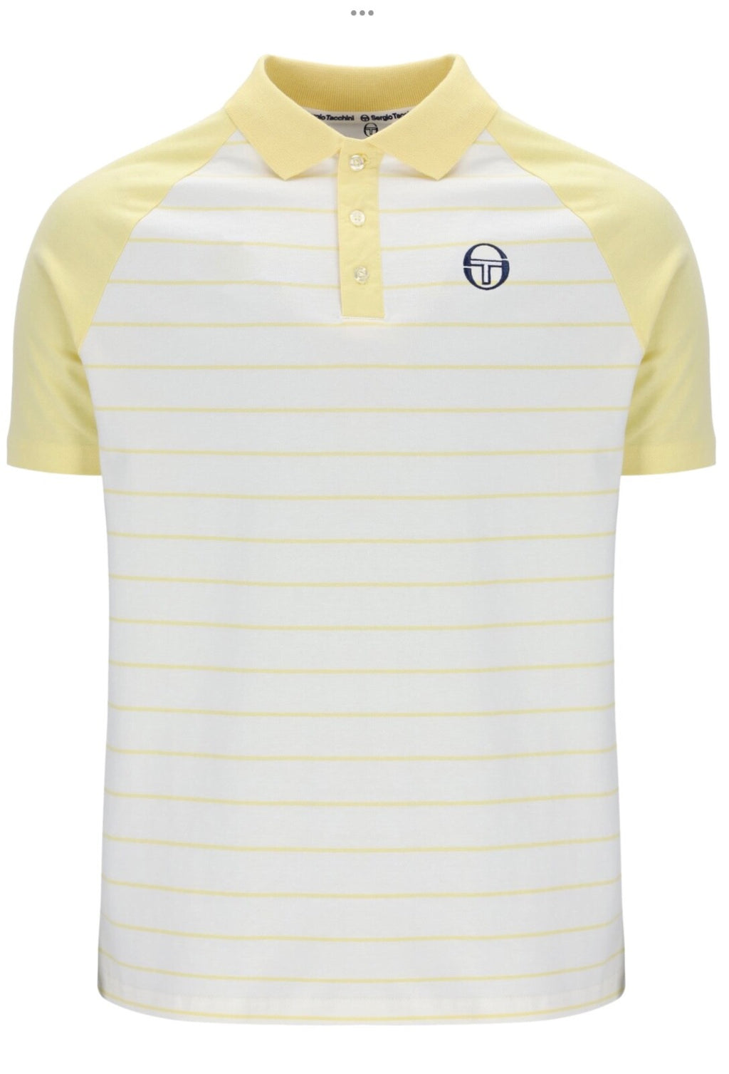 Sergio Tacchini Sandro Polo Shirt & SuperMK2 Shorts Outfit - Off White/Yellow